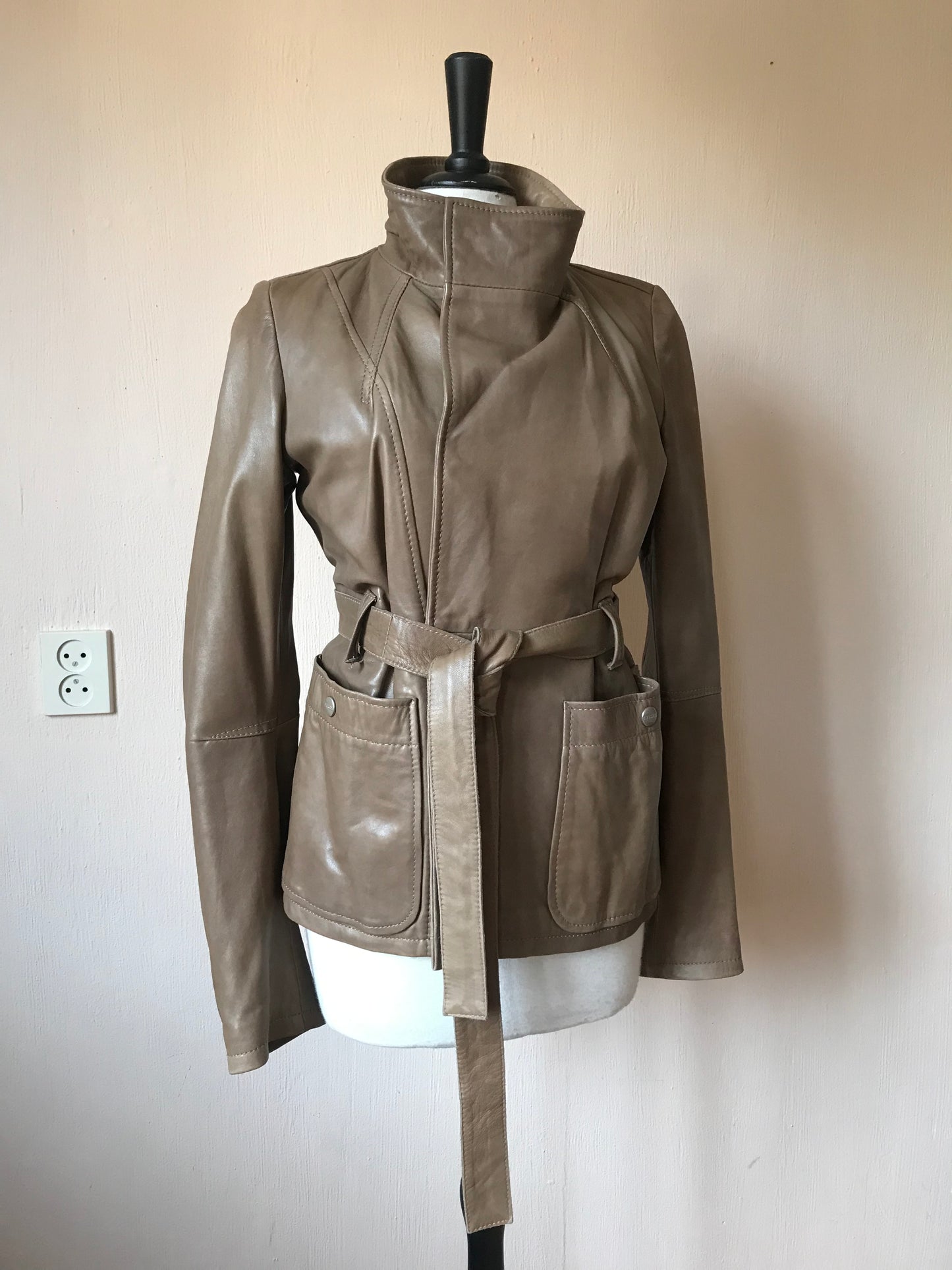 Diesel leather coat