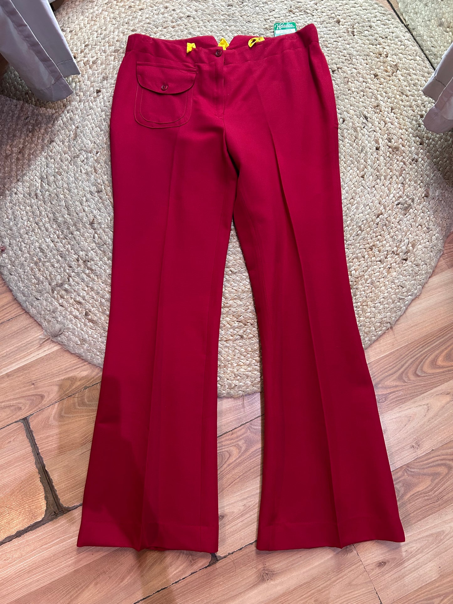 70s vintage flared trousers 42