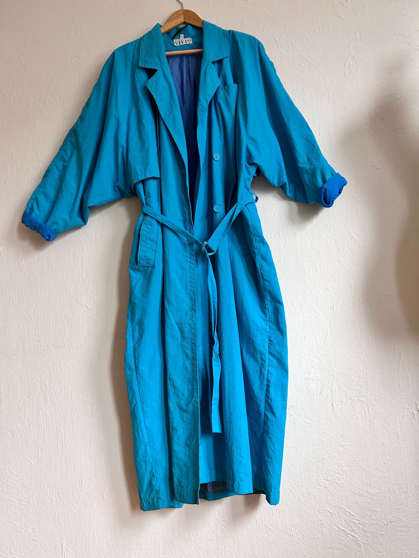 90s Vintage maxi trench coat