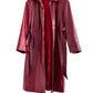 Naf Naf leather trench coat