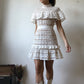 Self-Portrait guipure lace mini dress