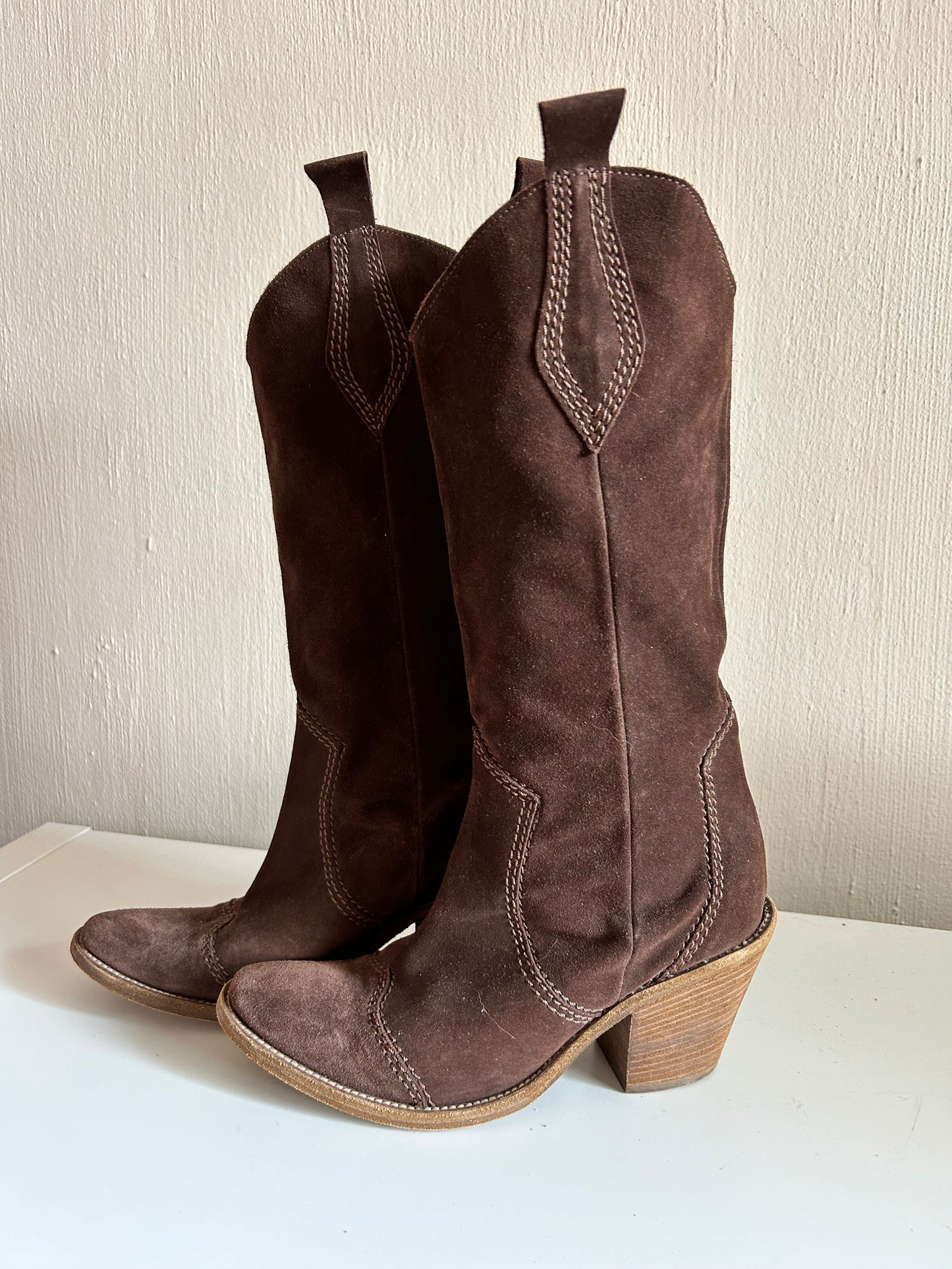 Suede Cowboy boots