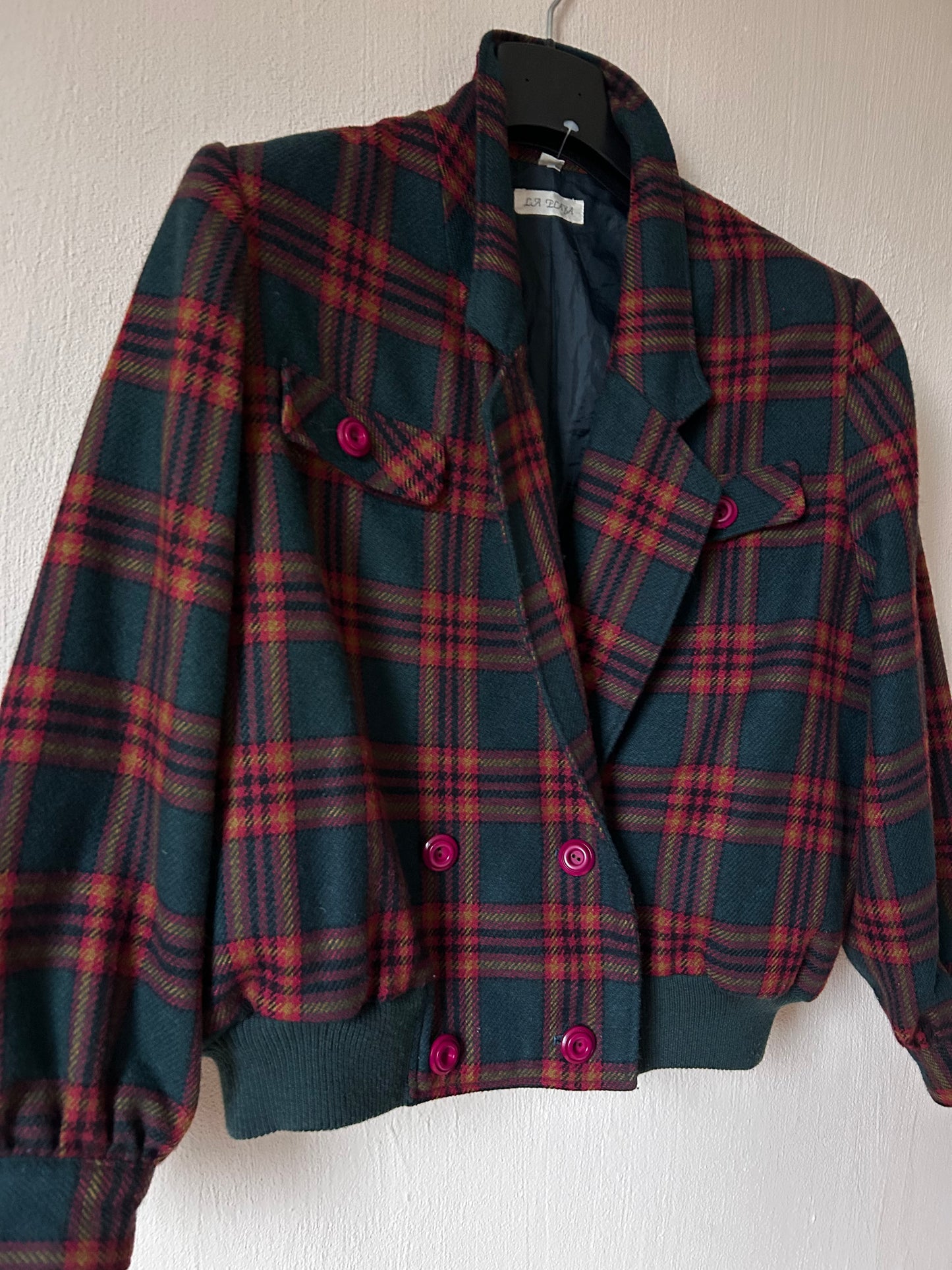 Vintage wool bomber