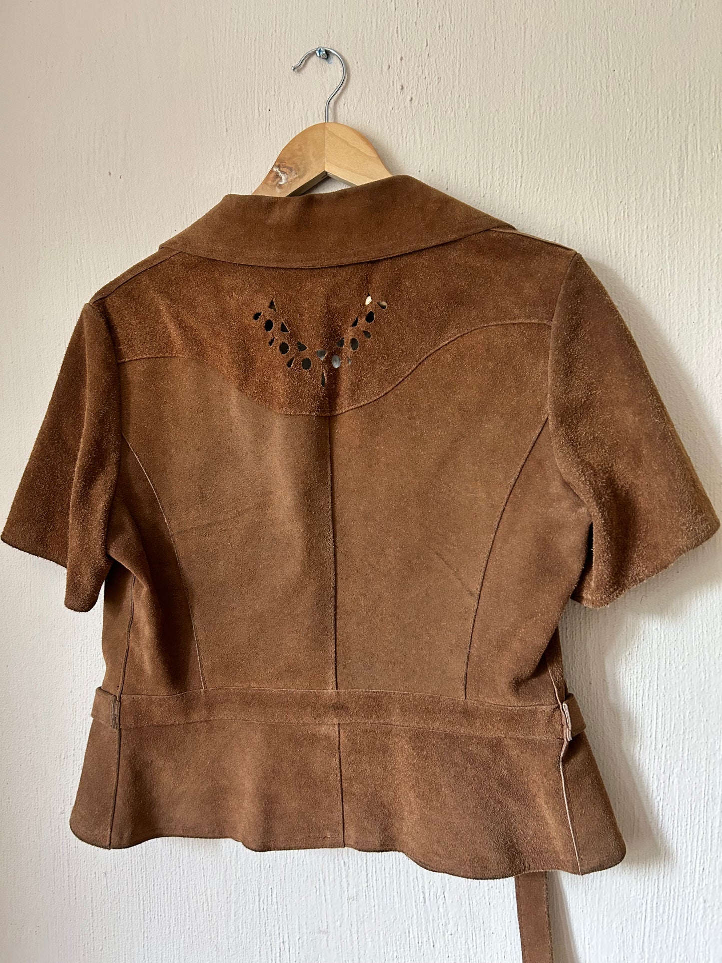 Vintage suede top