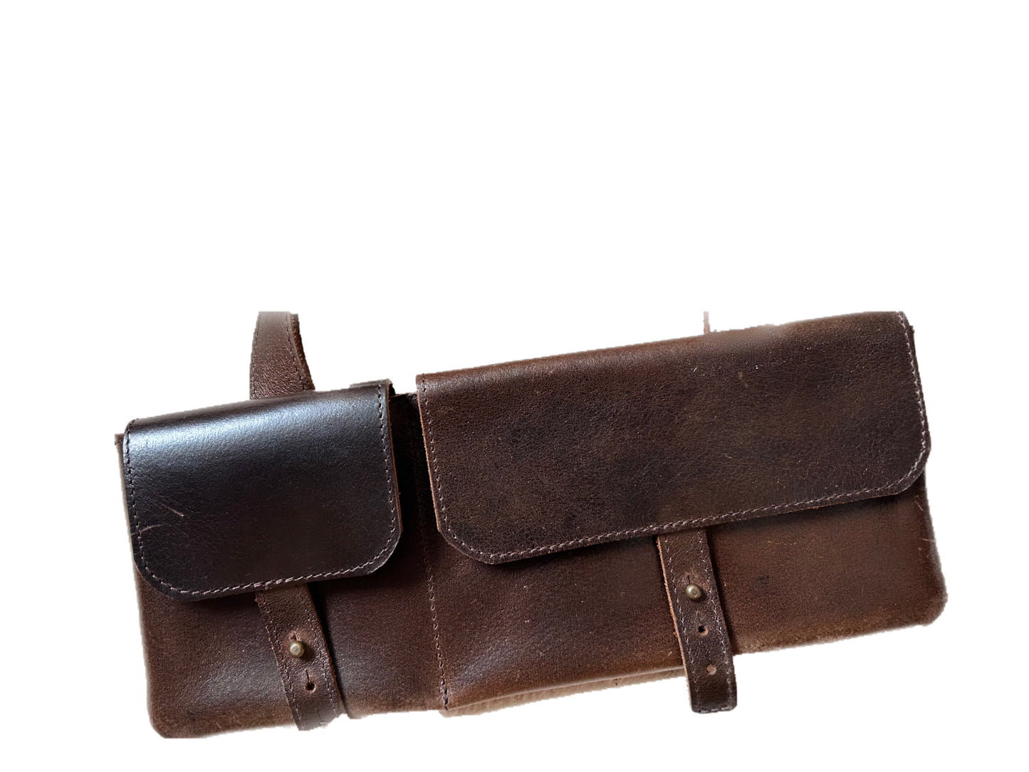 Vintage leather crossbody