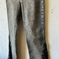 Vintage sequin flared jeans