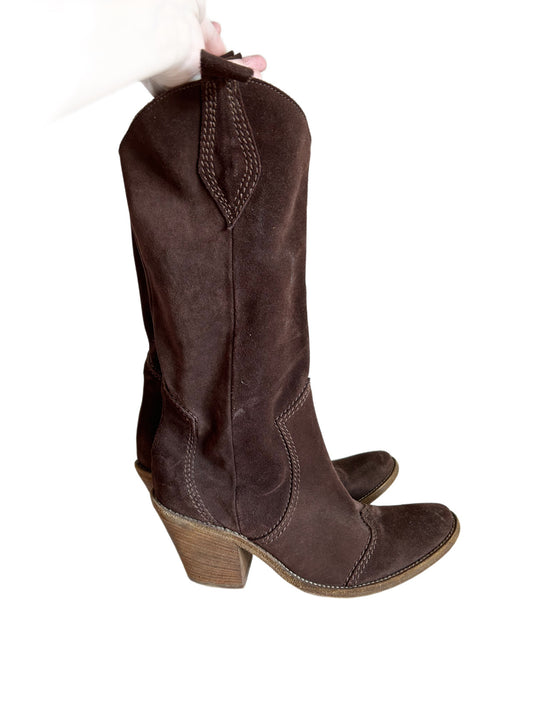 Suede Cowboy boots