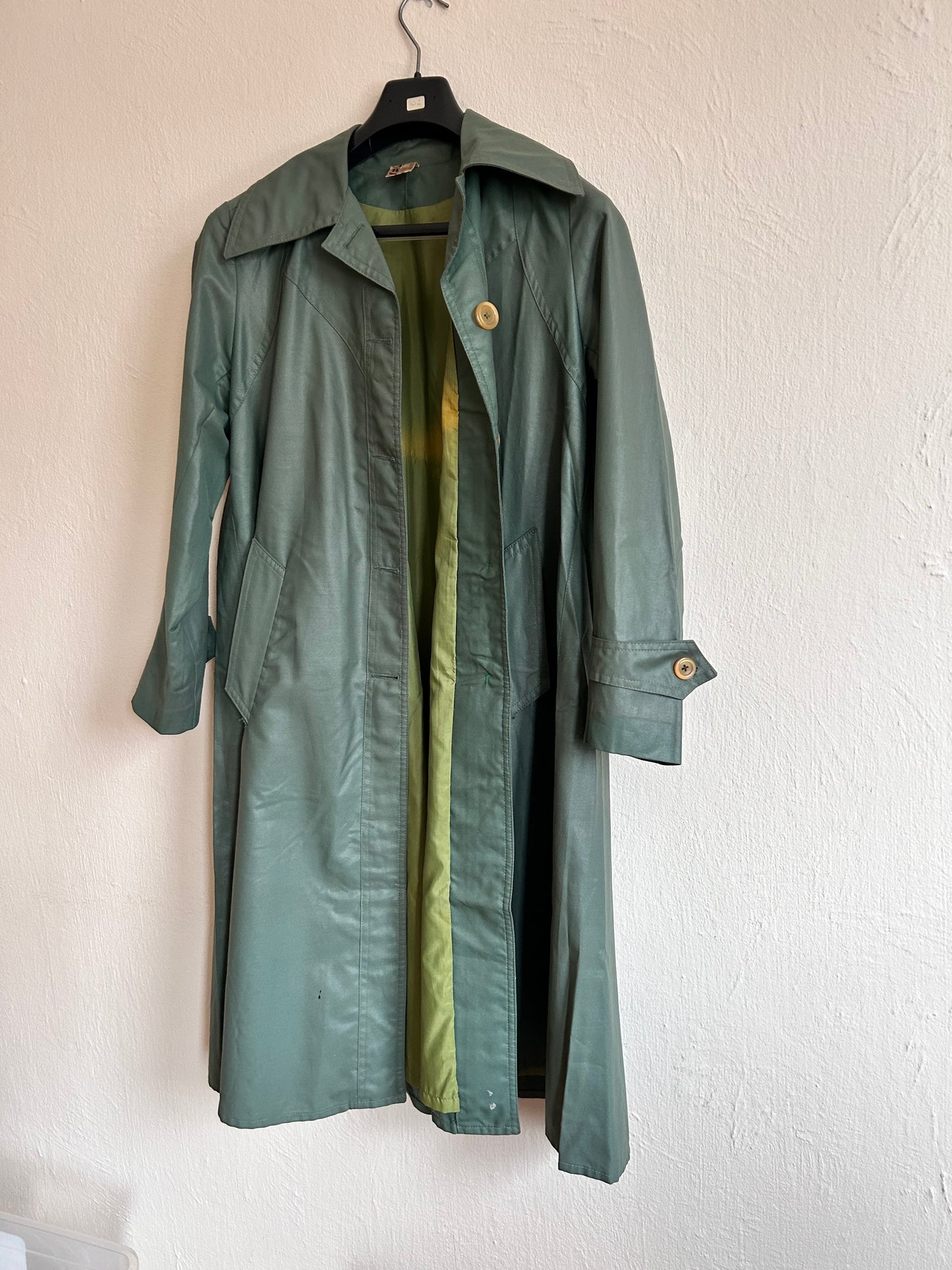 70s Vintage maxi trench-coat