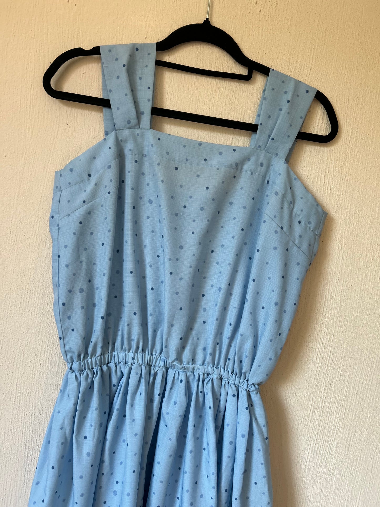 Retro dots summer maxi dress