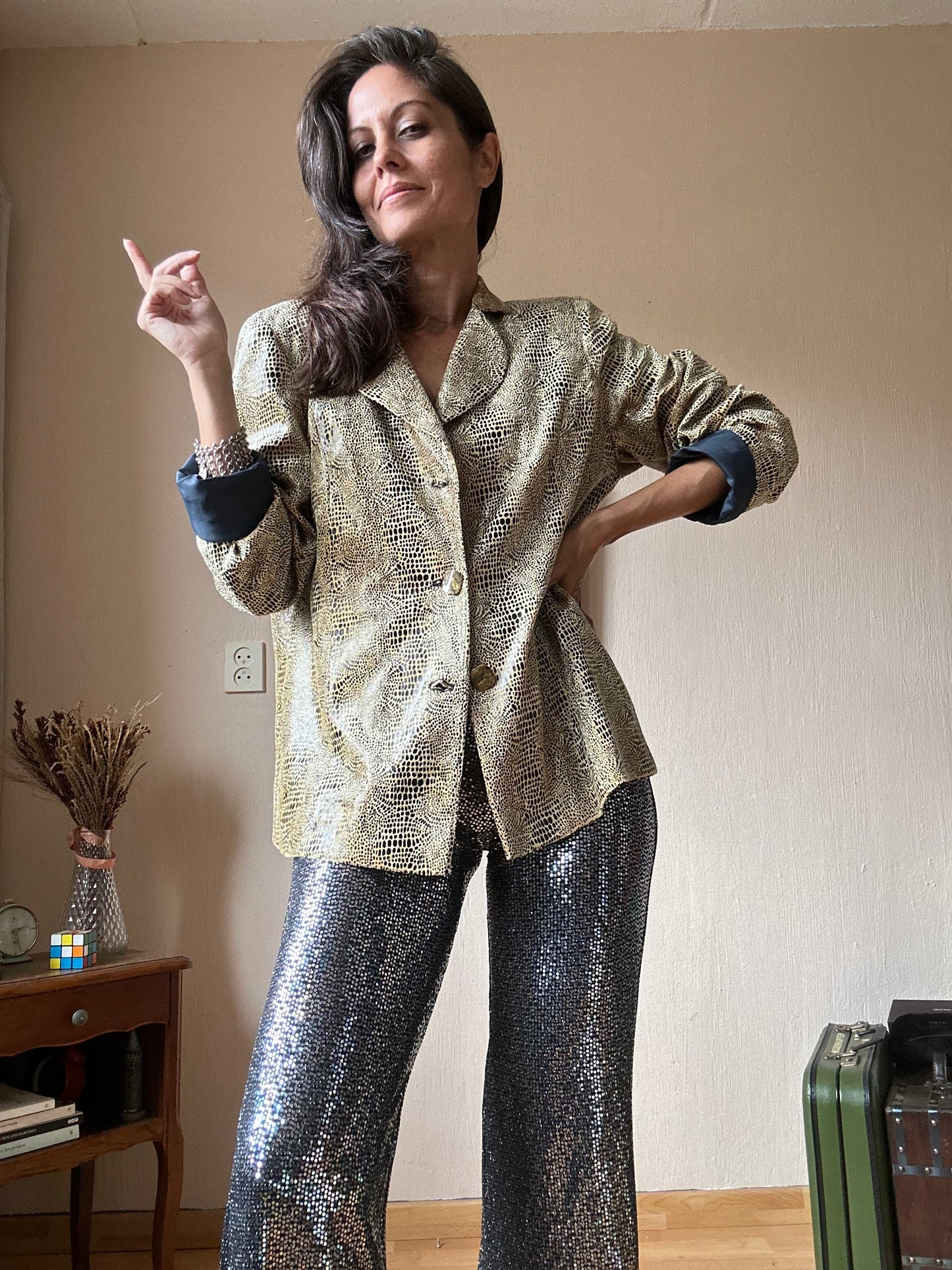 90s vintage party blazer