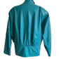 Turquoise leather jacket