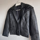80s leather crop jacket