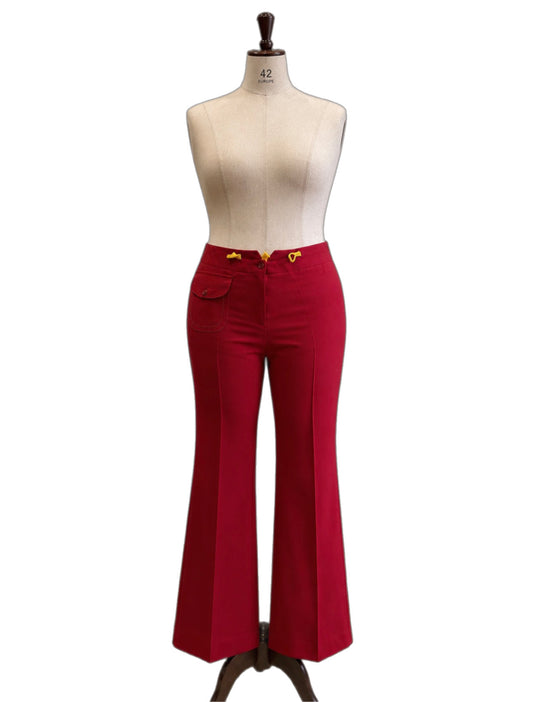 70s vintage flared trousers 42