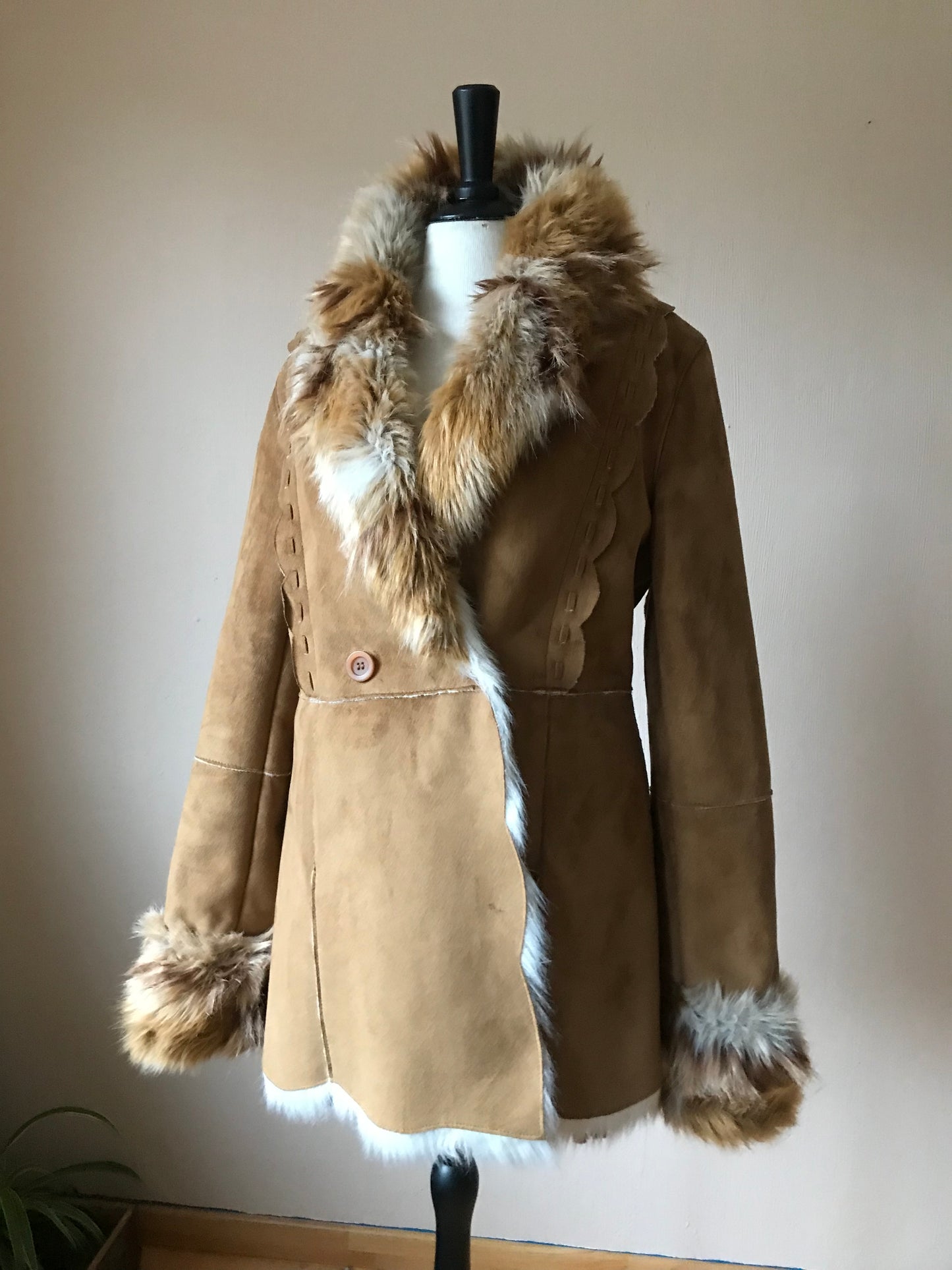 Balmain faux fur coat