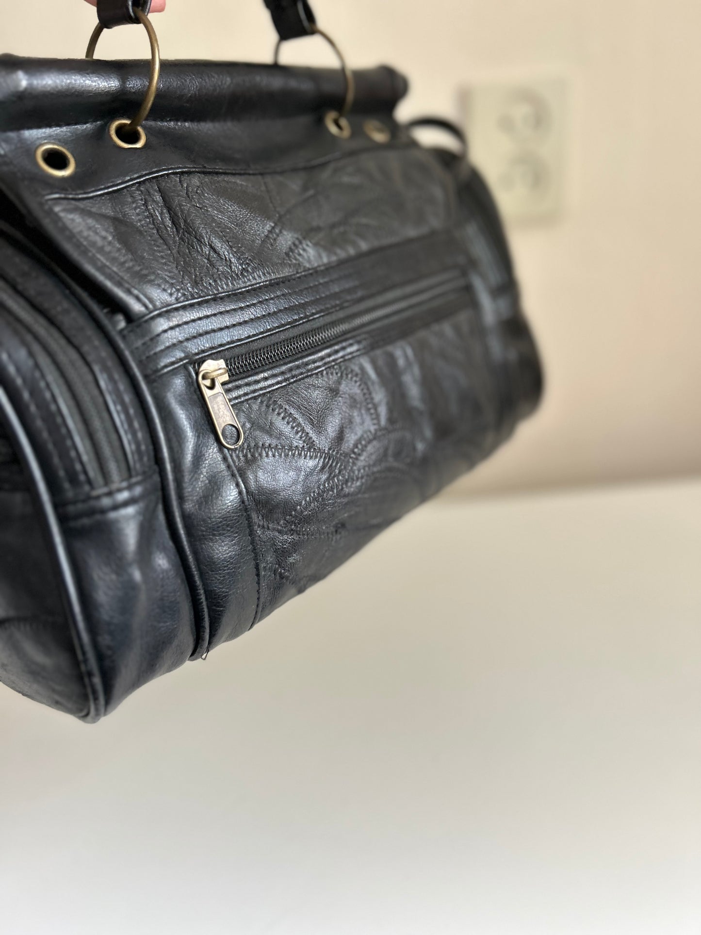 Genuine leather handbag