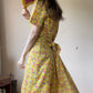 Vintage floral print dress