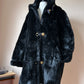 Faux fur hoodie coat L/XL