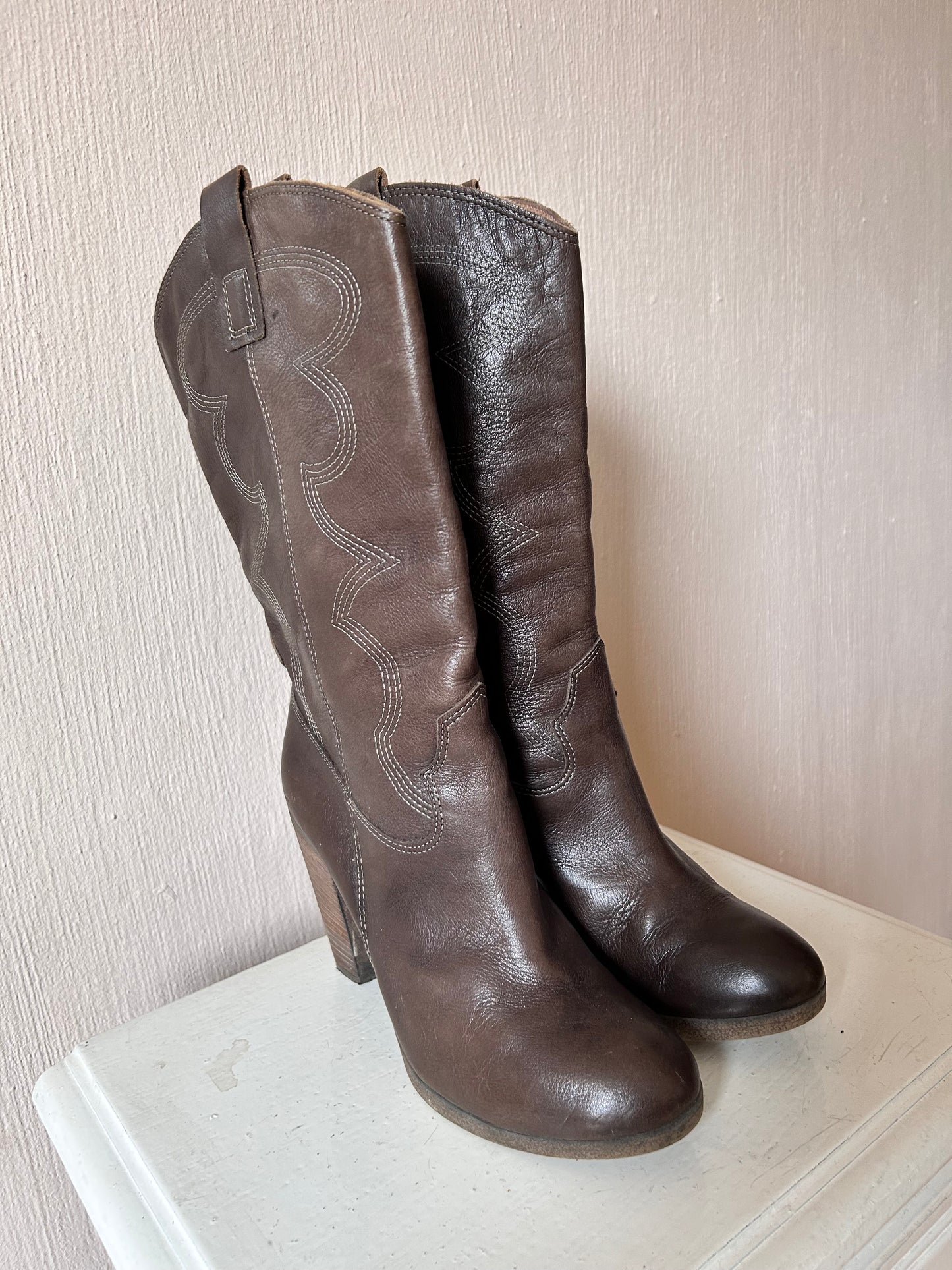 Mid-calf vintage boots