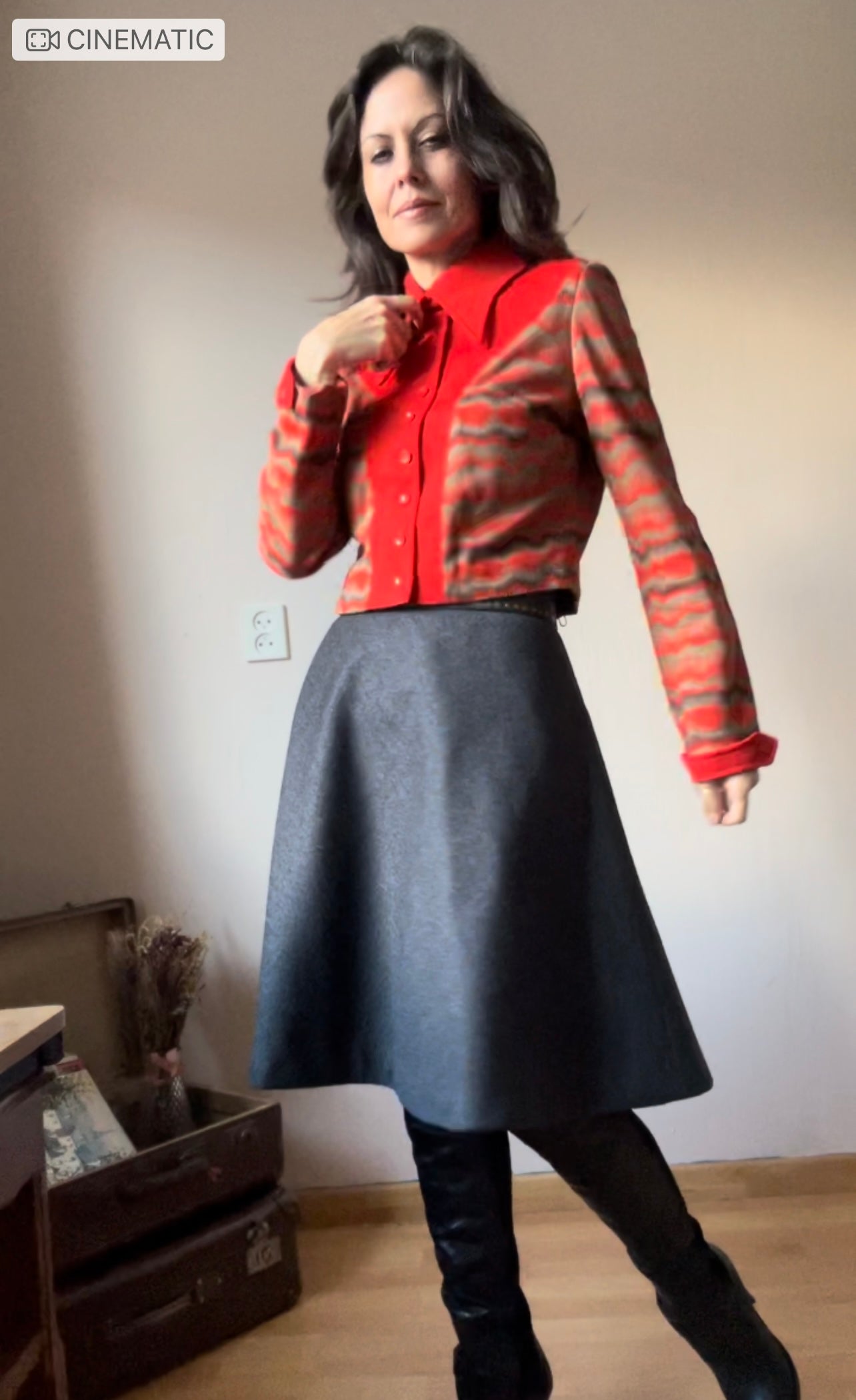 Miu Miu voilant skirt