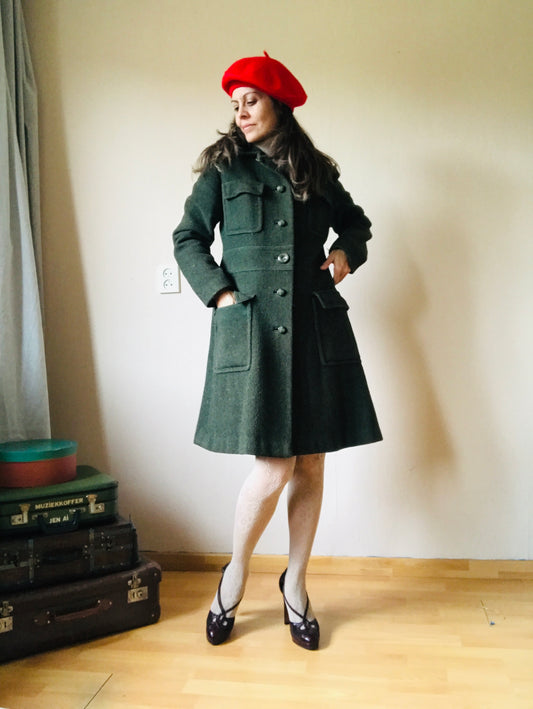 60s vintage  wool coat