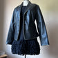 Vintage leather blazer