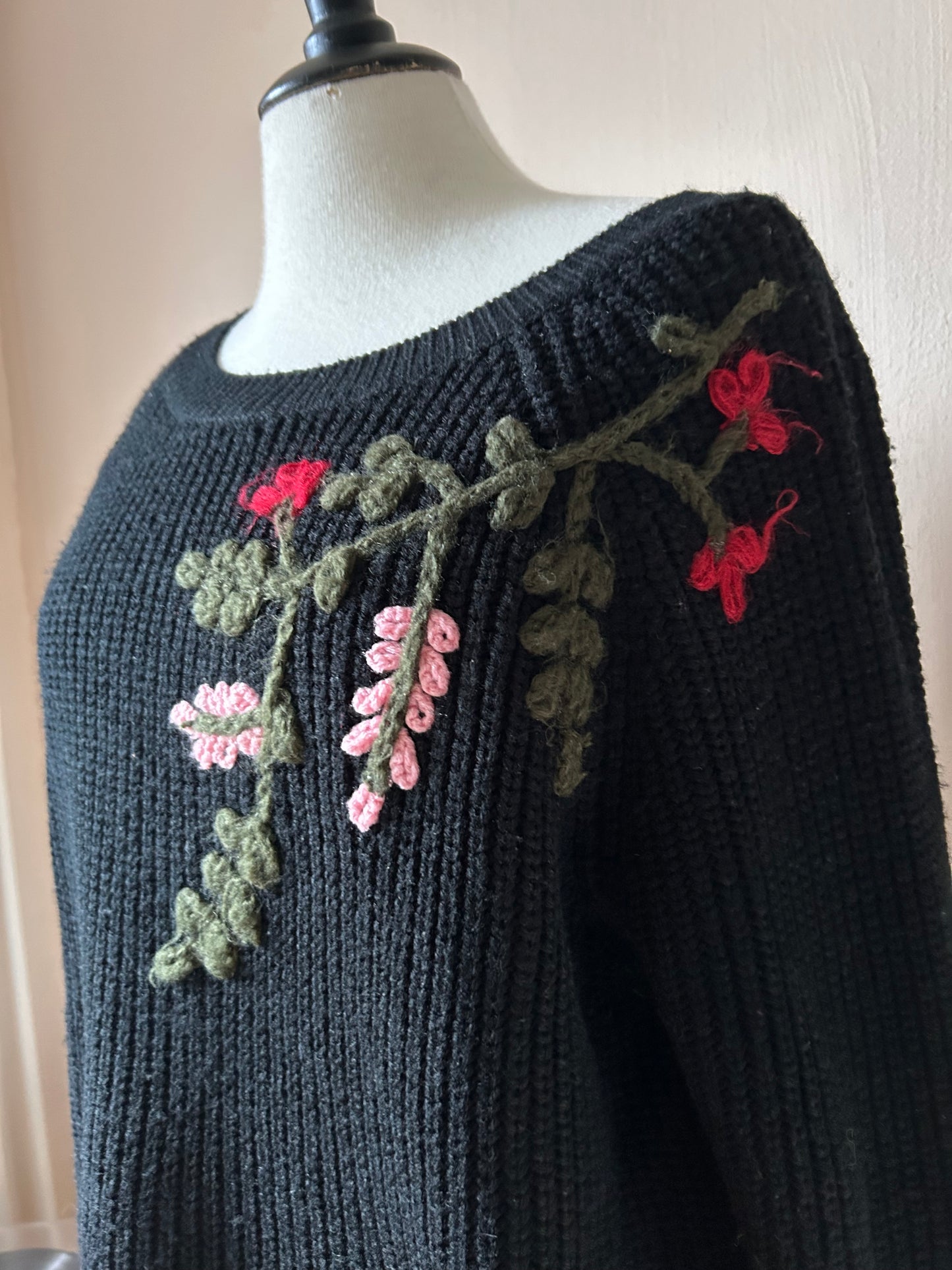 Embroidered sweater