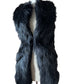 Faux fur vest