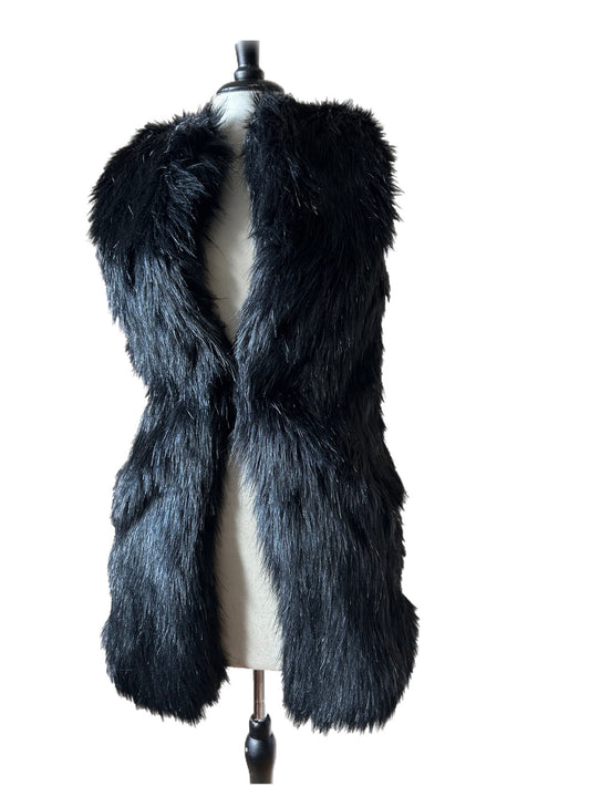 Faux fur vest