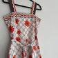 70s floral summer dress