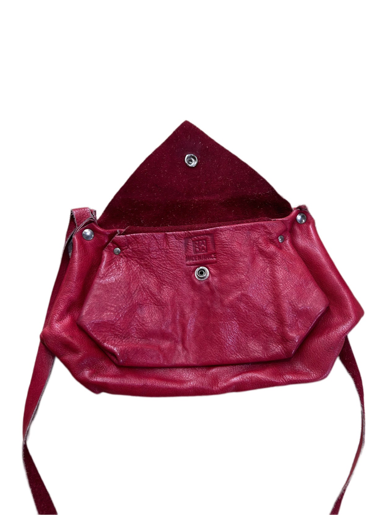 Leather crossbody bag