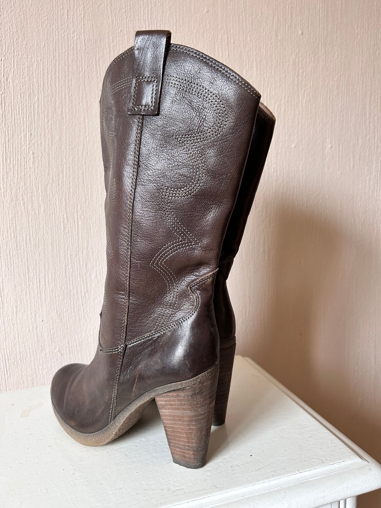 Mid-calf vintage boots