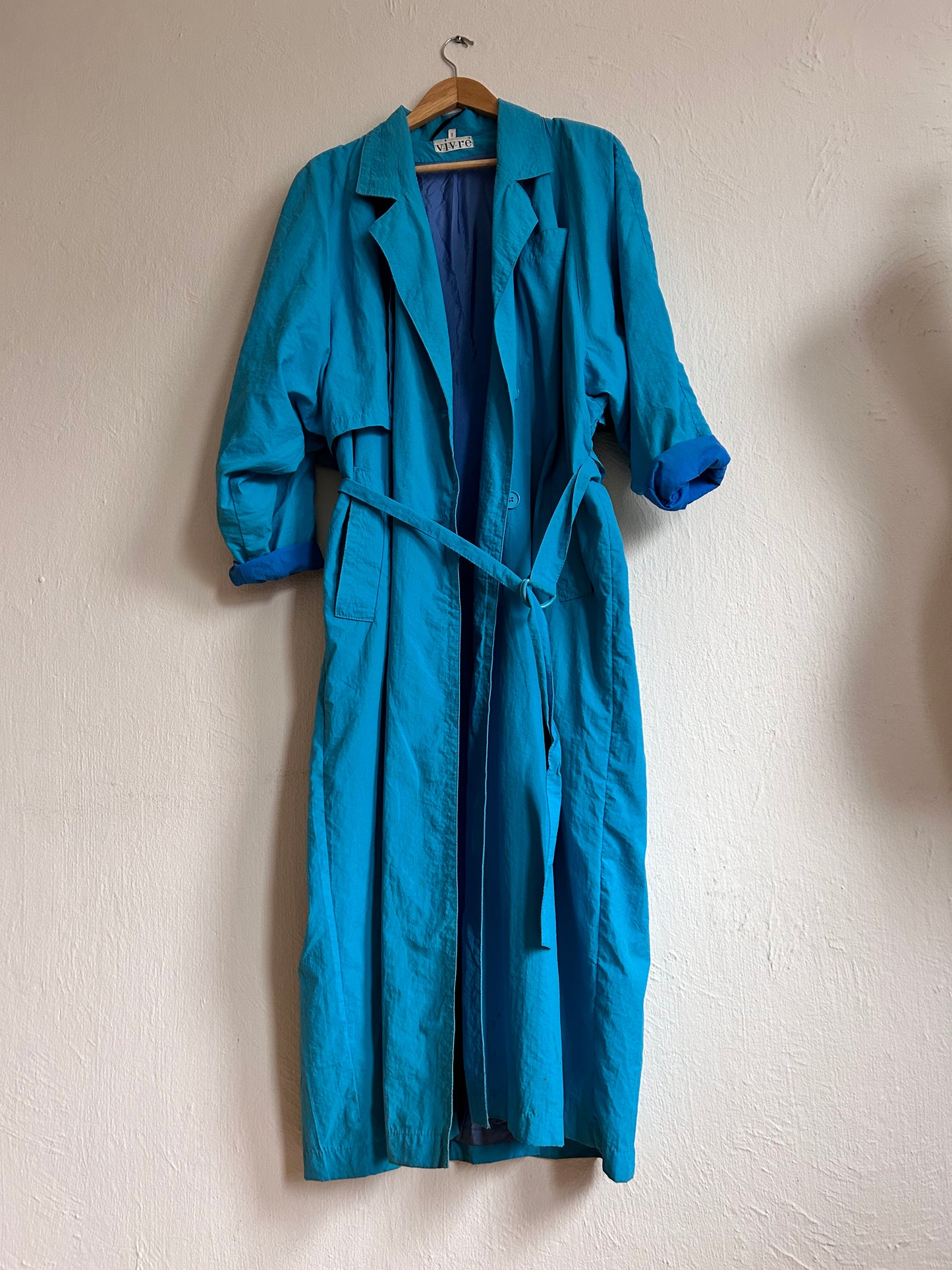 90s Vintage maxi trench coat