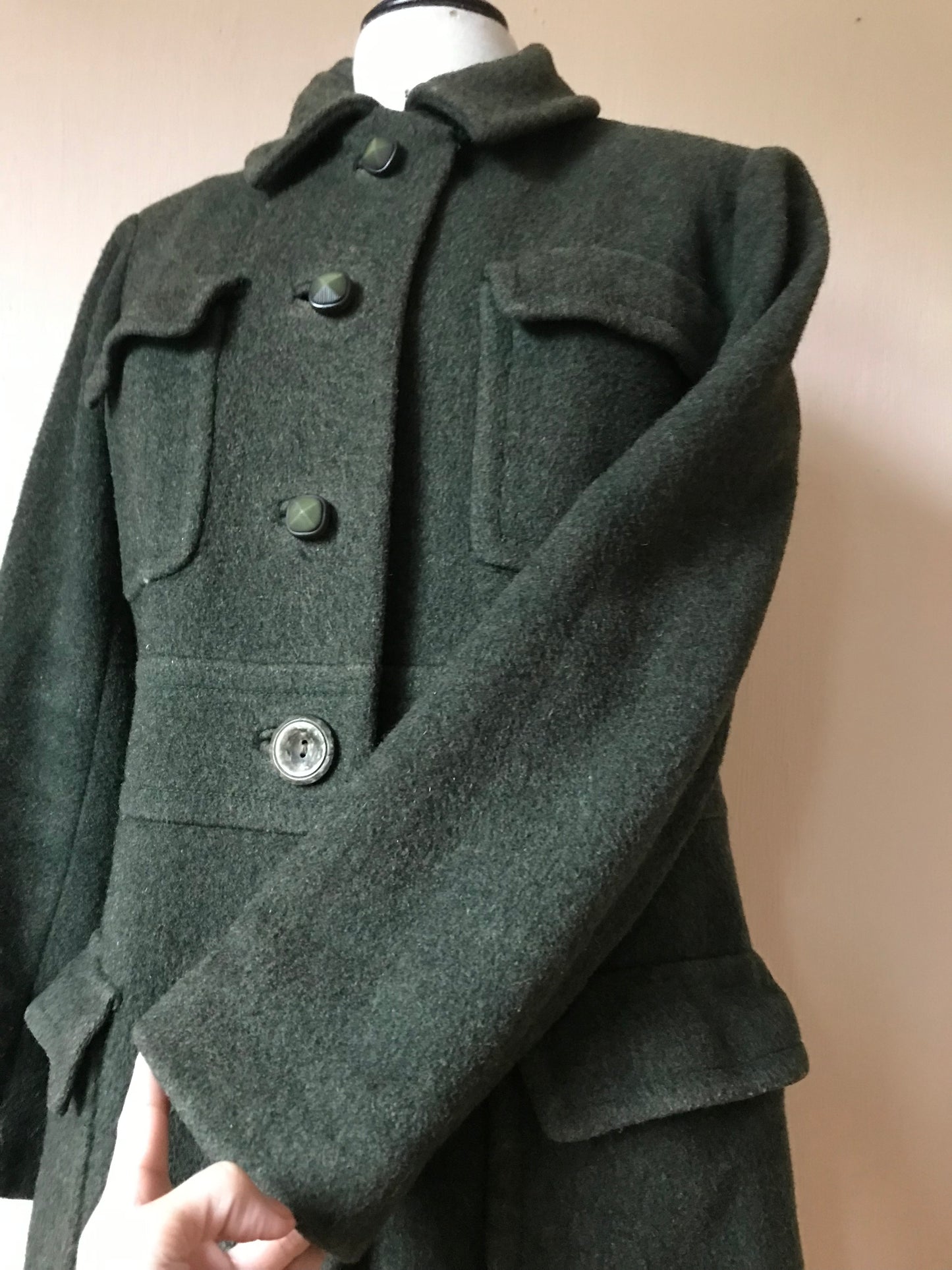 60s vintage  wool coat