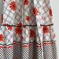 70s floral summer dress