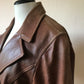 Vintage leather blazer