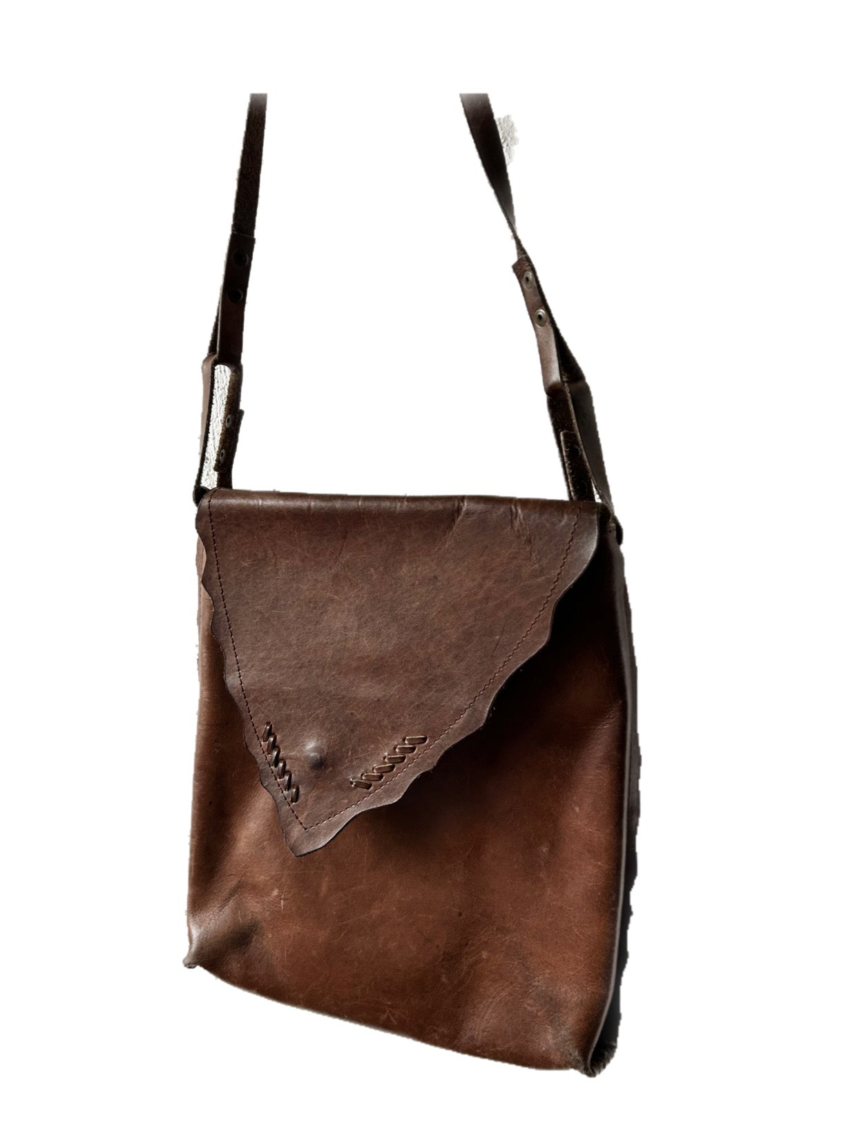 Vintage leather tote bag