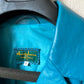 Turquoise leather jacket (XL)