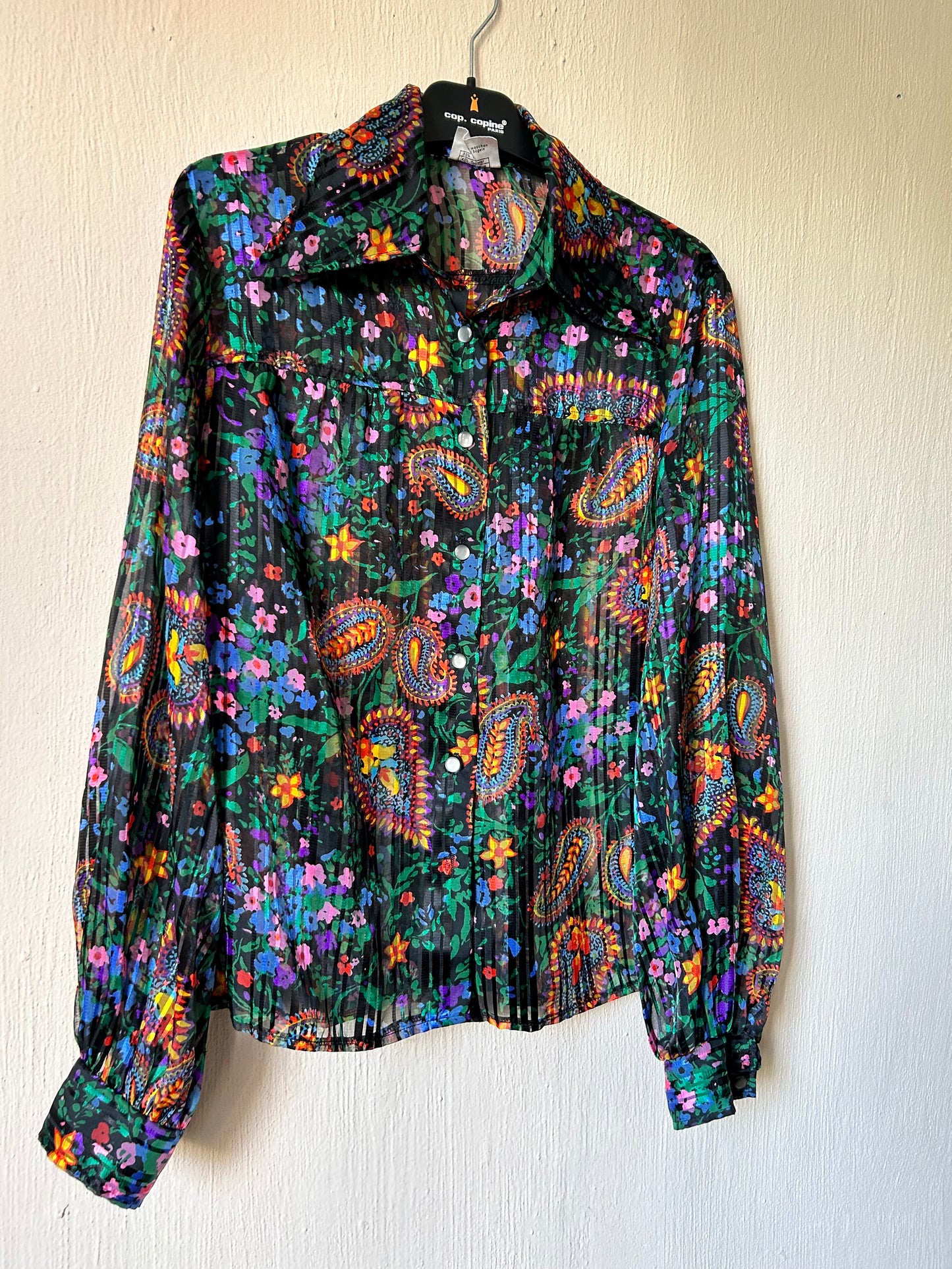 70s Arnell dagger blouse