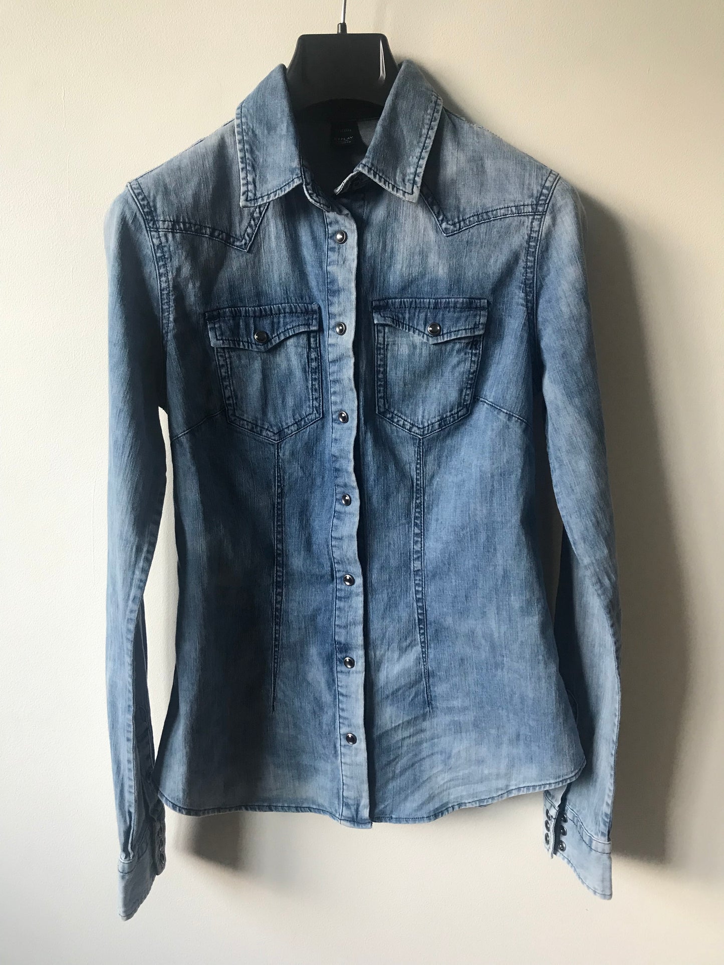 Replay denim shirt xs