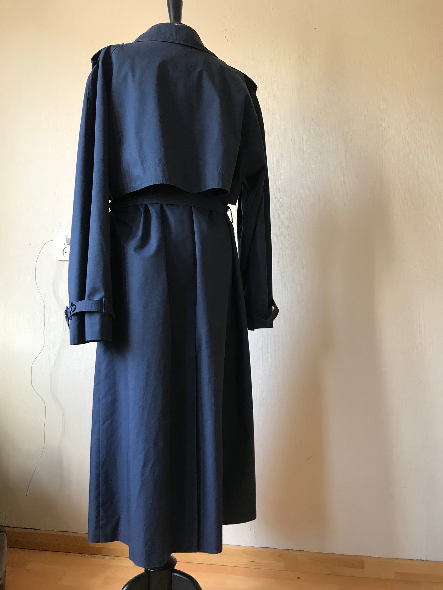 Vintage belted trench coat