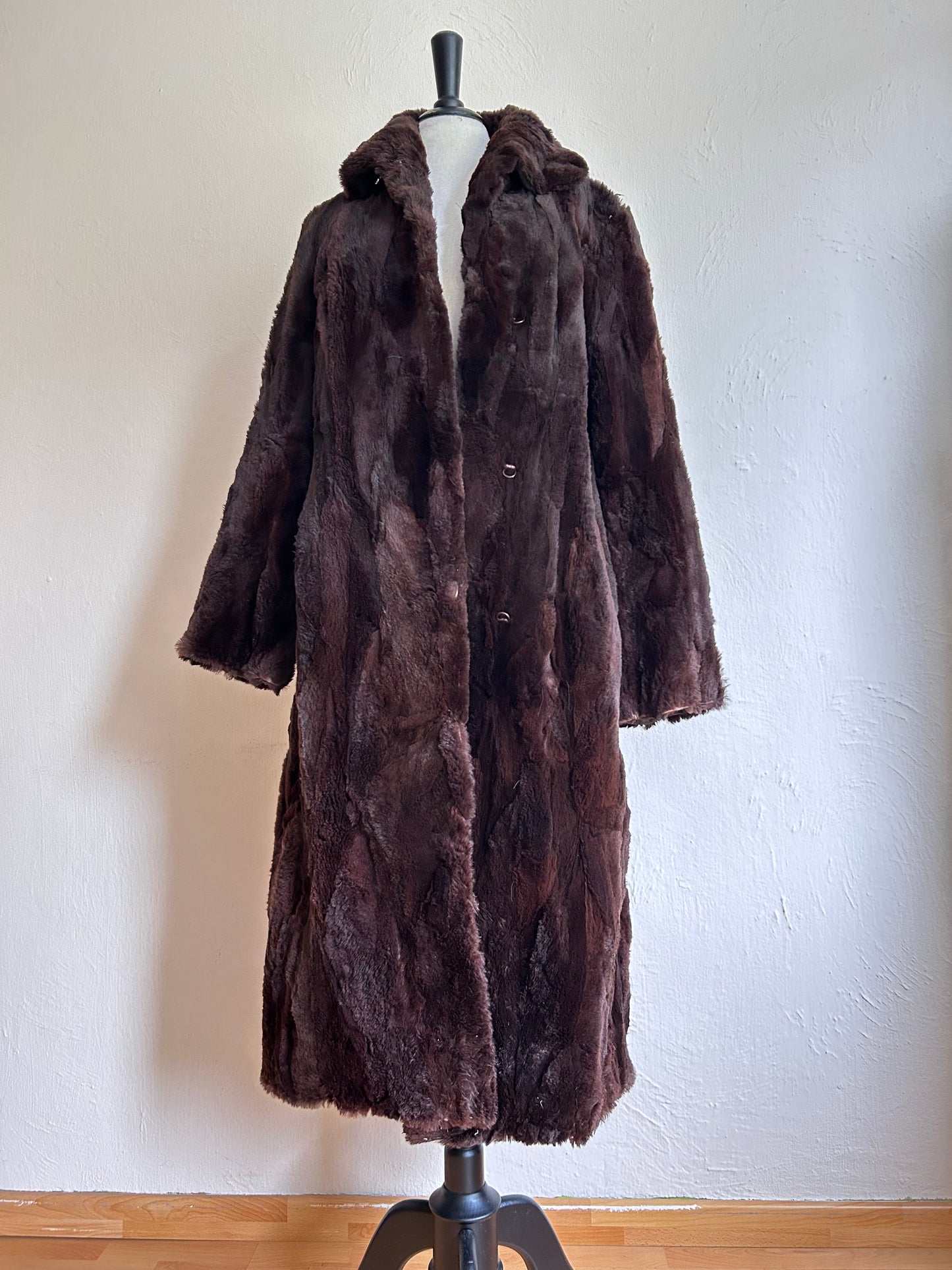 Vintage maxi tedy coat