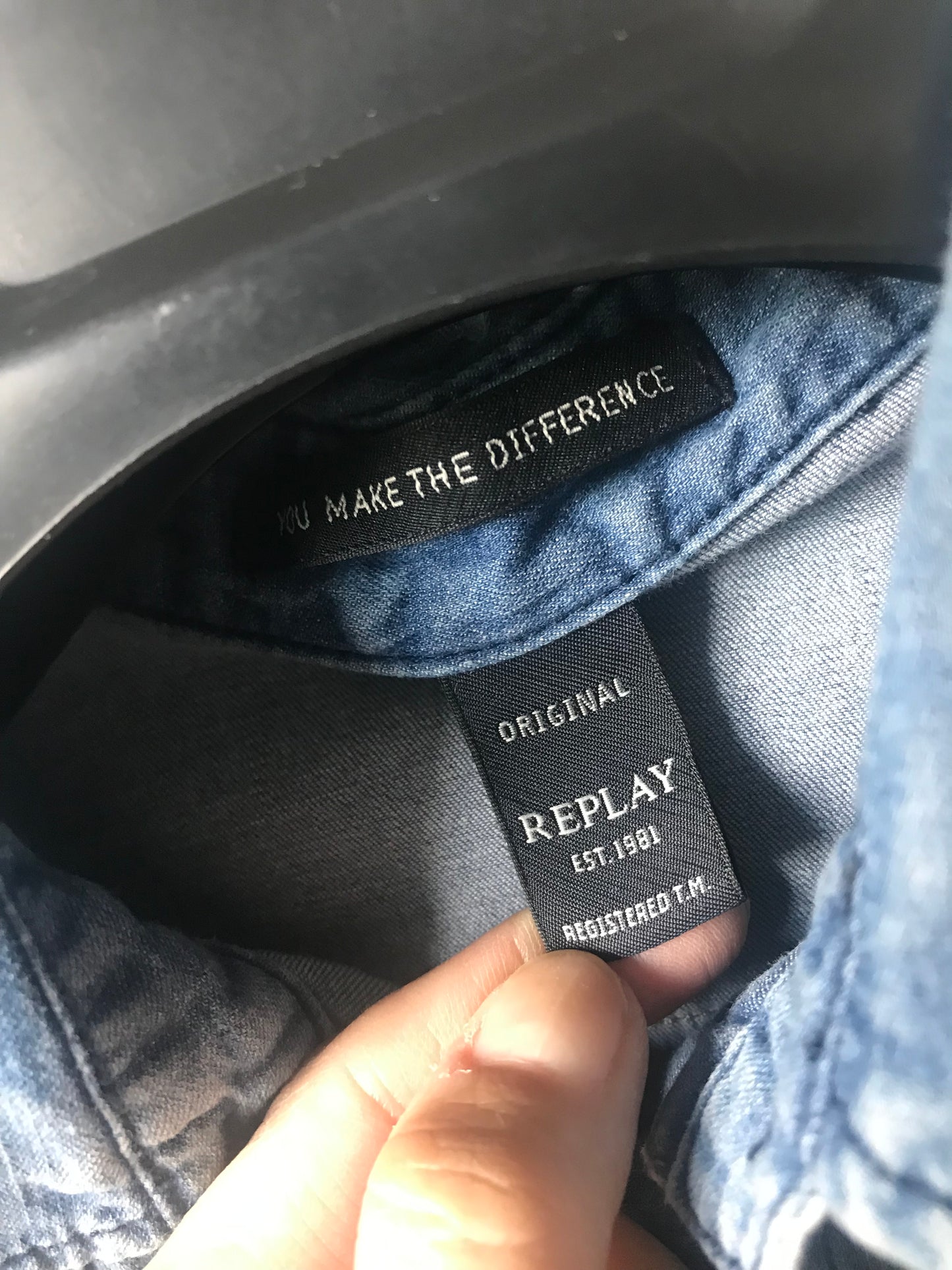 Replay denim shirt xs