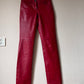 Y2k Vintage leather pants