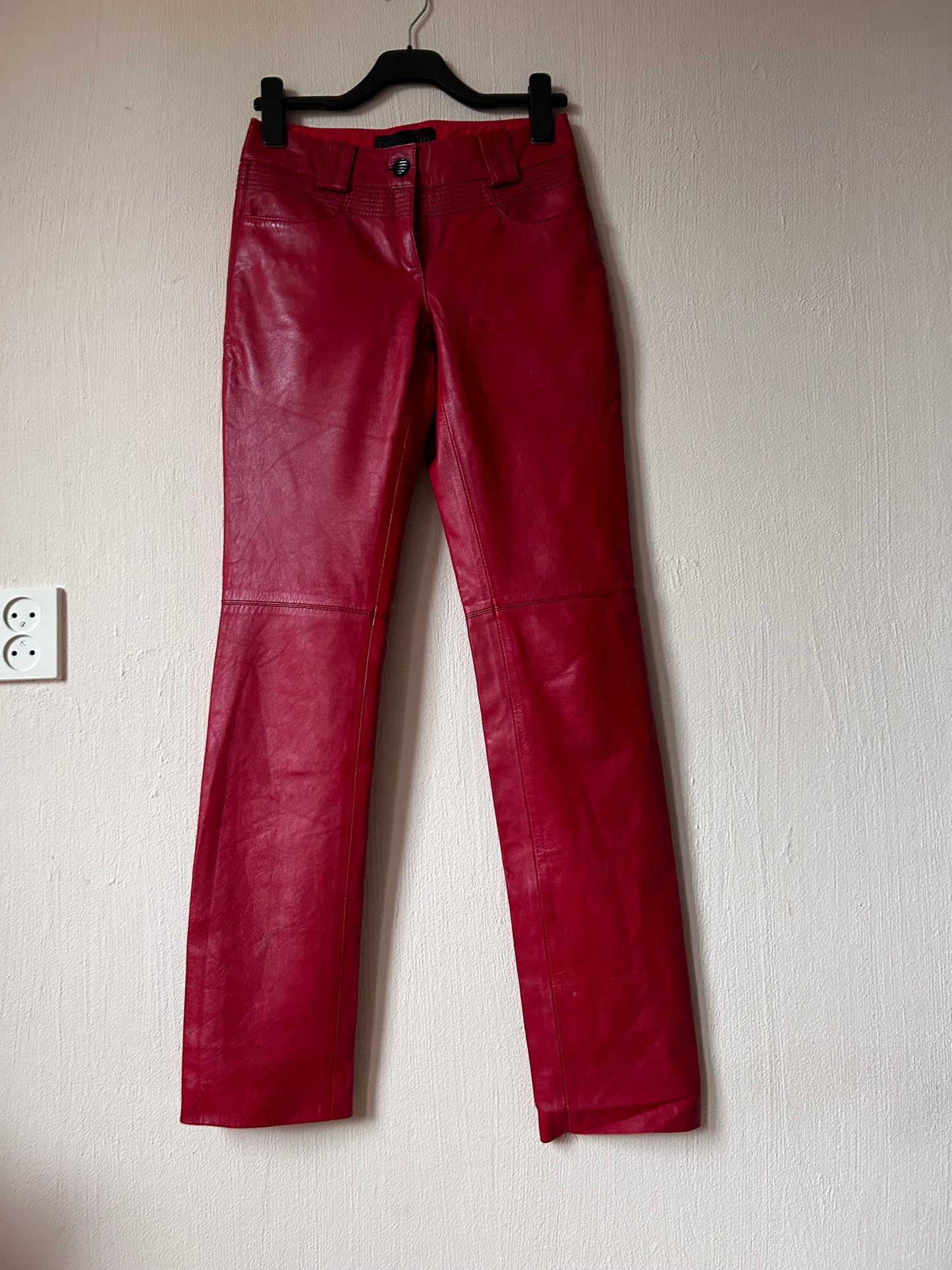 Y2k Vintage leather pants