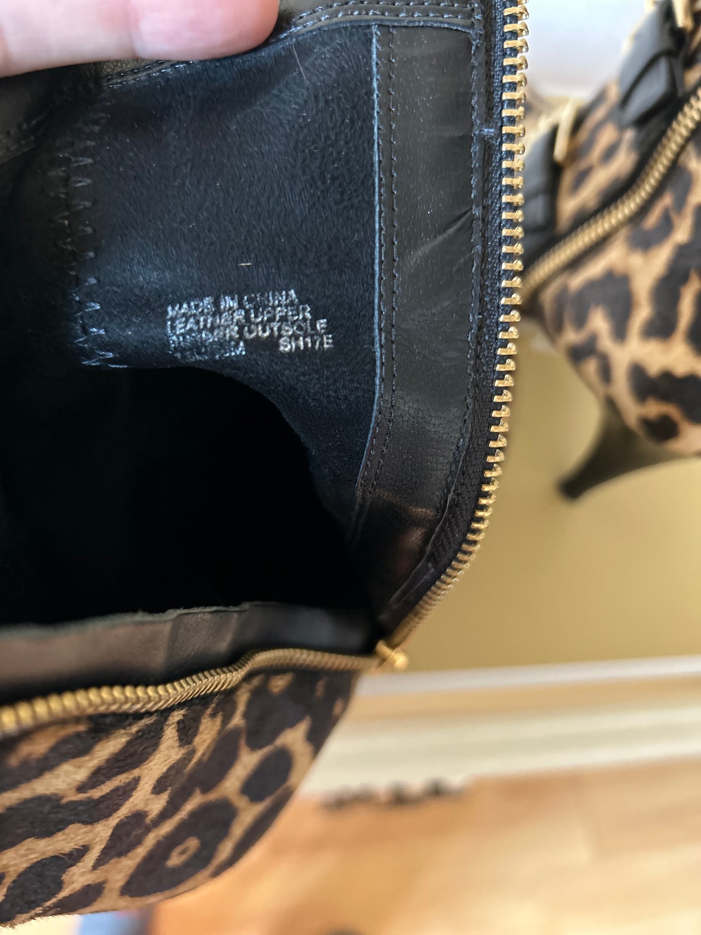 Michael Kors leopard ankle boots 37