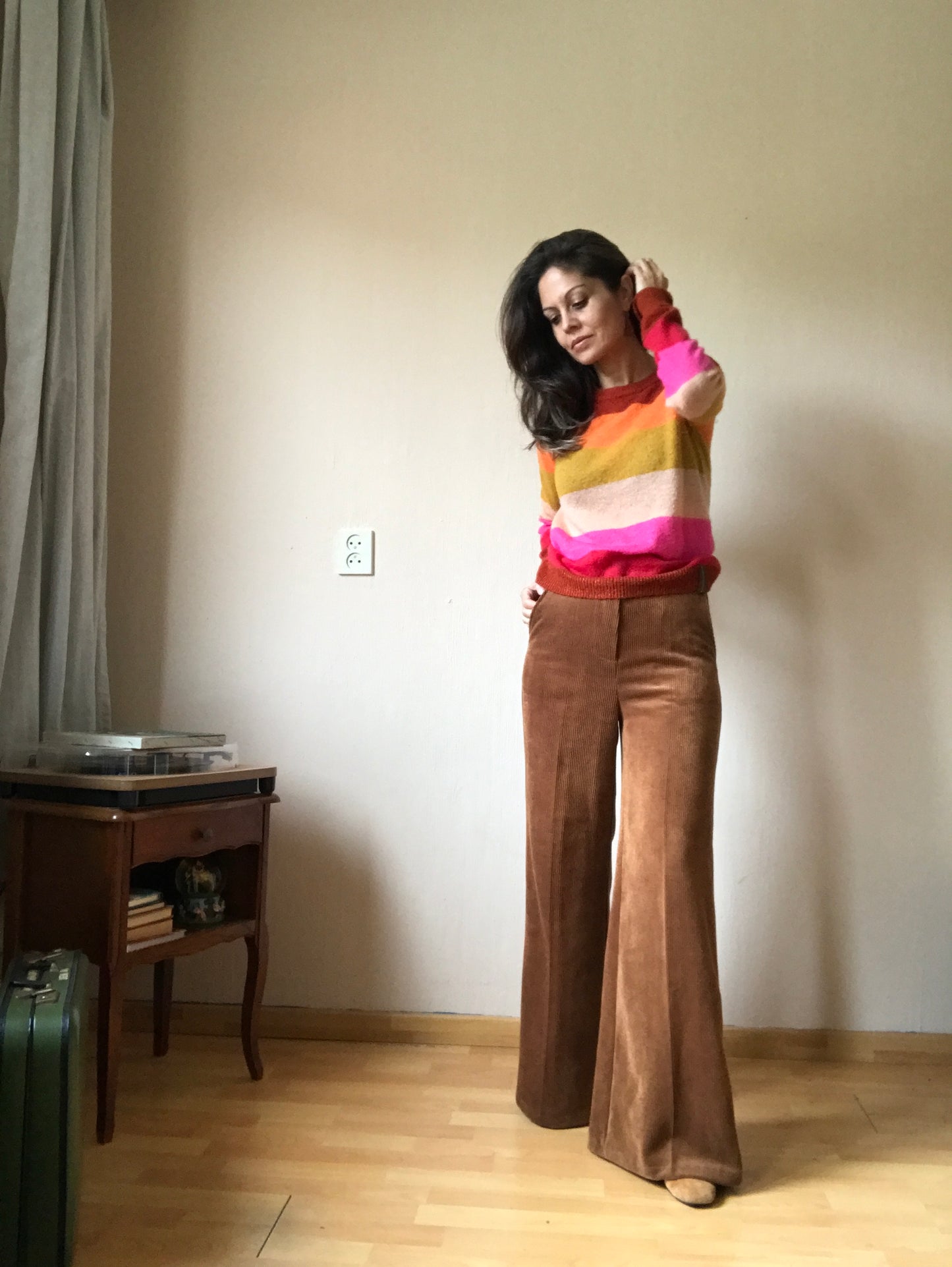 Corduroy elephant pants