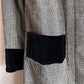 Vintage Givenchy Paris Houndstooth wool Midi Dress