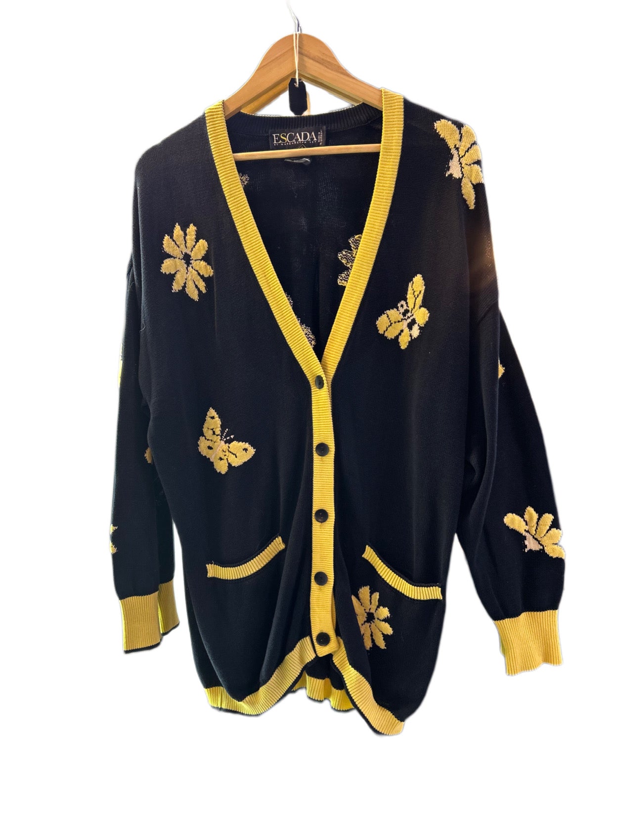 Escada 100% coton cardigan (38)