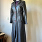 Vintage maxi leather coat