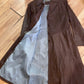 70s leather trench coat